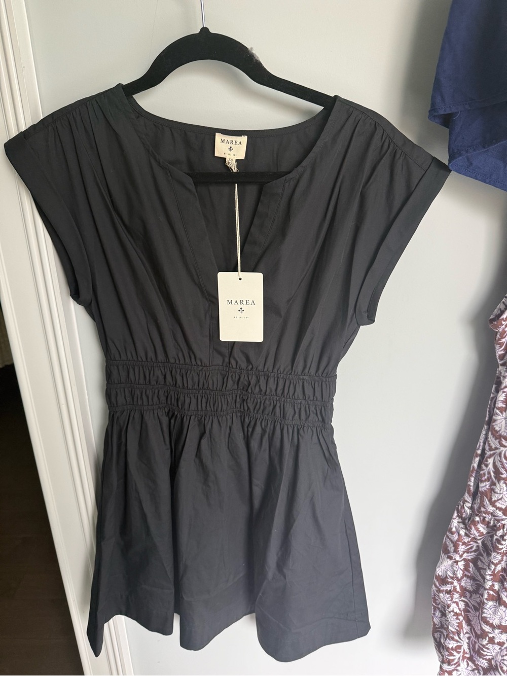 MAREA Cate Black mini dress NWT